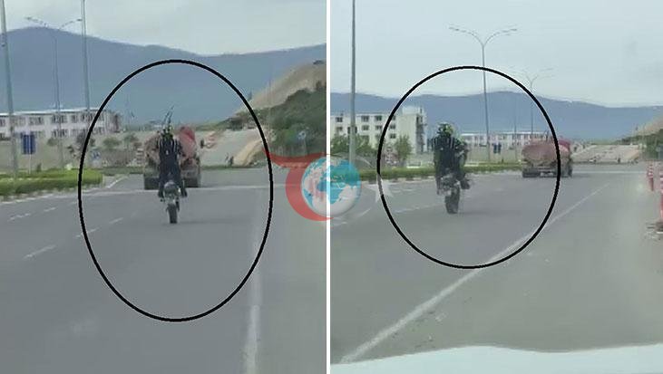 8 Saniyelik Gösterinin Cezası: Motosiklet Sürücüsüne Yüklü Para Cezası