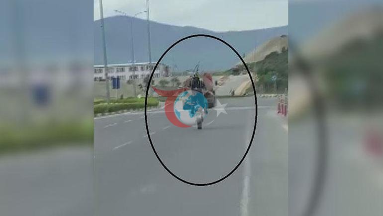 8 saniyelik şovun faturası ağır oldu Motosiklet sürücüsüne dudak uçuklatan ceza