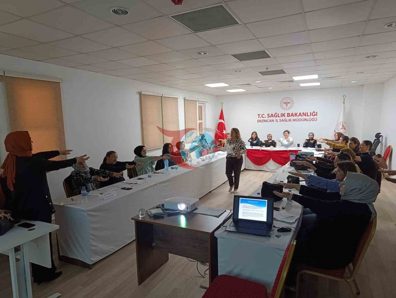 Erzincan'da Sağlık Çalışanlarına Gebelik ve Yenidoğan Bakım Eğitimi