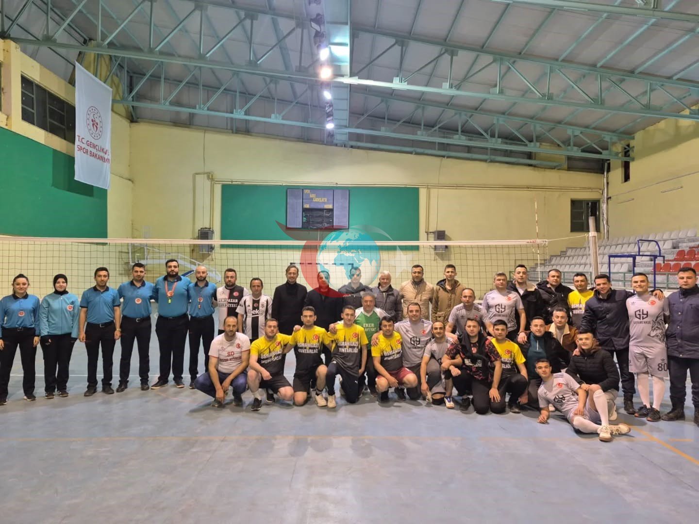 Yenipazar'da Nefes Kesen Voleybol Turnuvası
