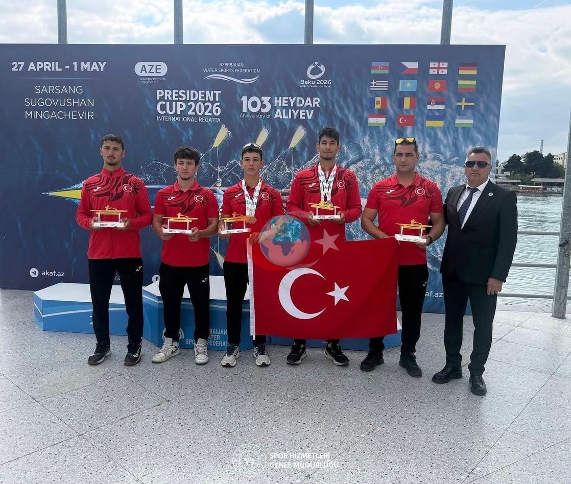 Köyceğizli kanocu Yıldırım, Azerbaycan’dan 3 madalya ile döndü