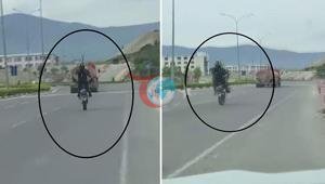 8 saniyelik şovun faturası ağır oldu Motosiklet sürücüsüne dudak uçuklatan ceza