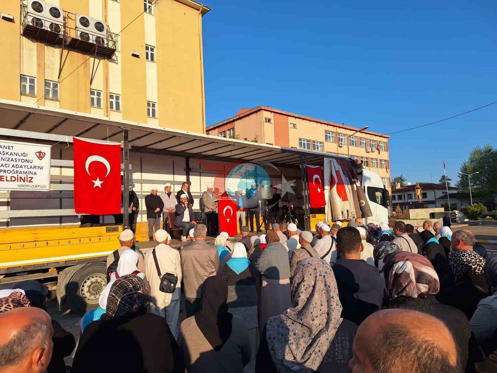 Vezirköprü&rsquo;de hac kafilesi uğurlama programı