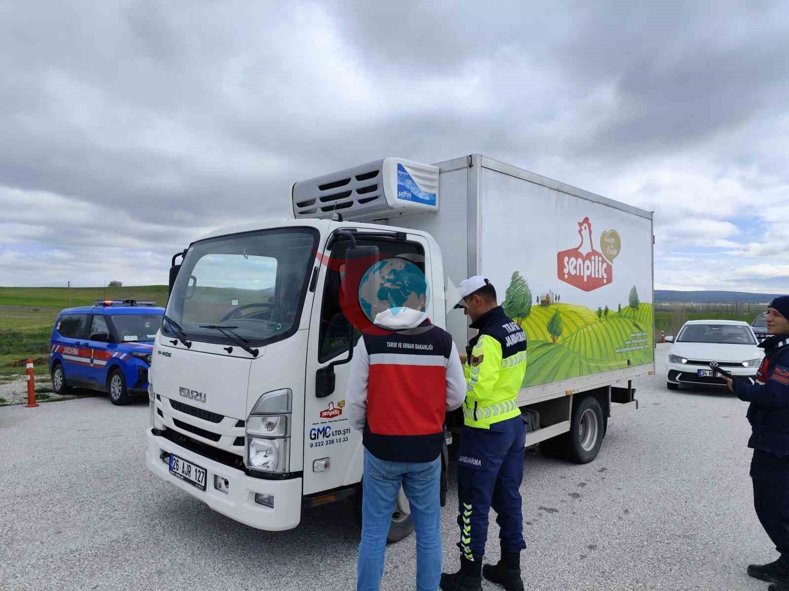 Çavdarhisar'da Hayvansal Ürün Taşımacılığına Sıkı Denetim