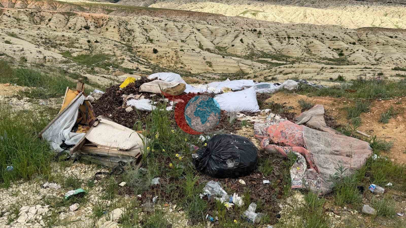 Doğaya bırakılan atıklar tepki çekti