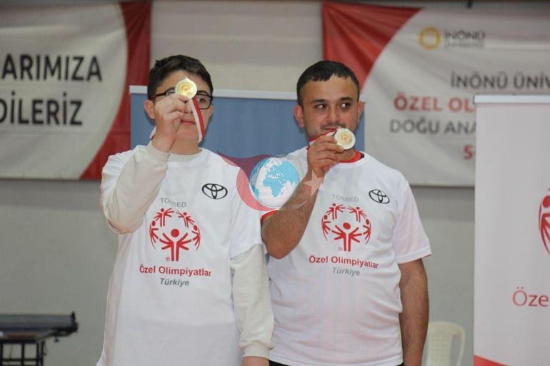 Malatya’da özel sporcular sahada iz bıraktı