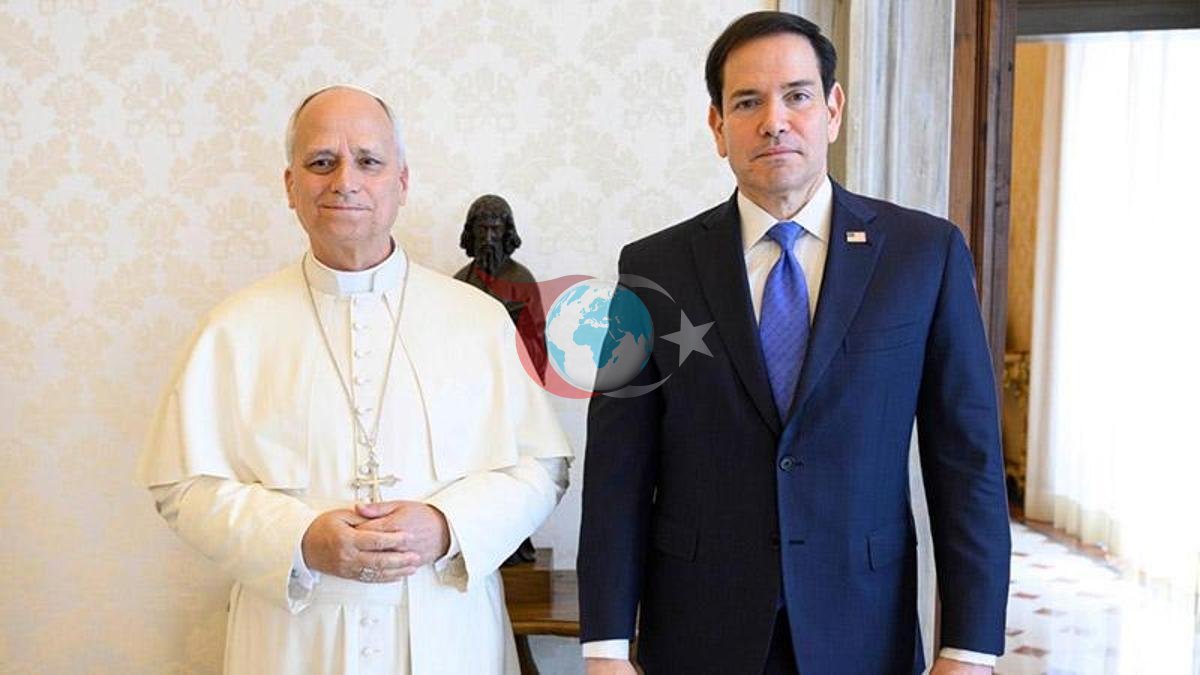 Papa 14. Leo, ABD'nin Dışişleri Bakanı Rubio ile Buluştu