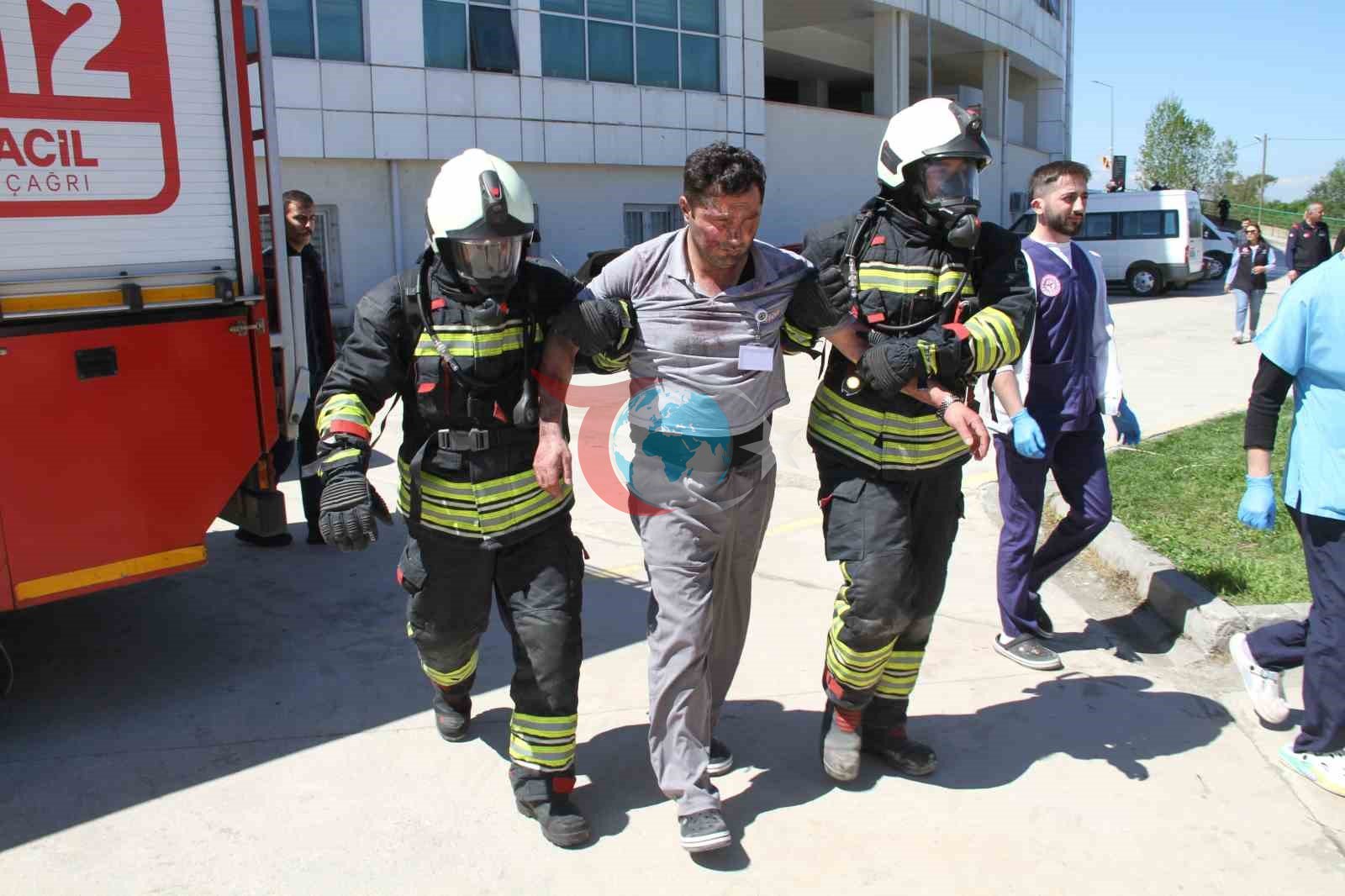 Çarşamba Devlet Hastanesi'nde Gerçekleştirilen Afet Tatbikatı Başarıyla Tamamlandı