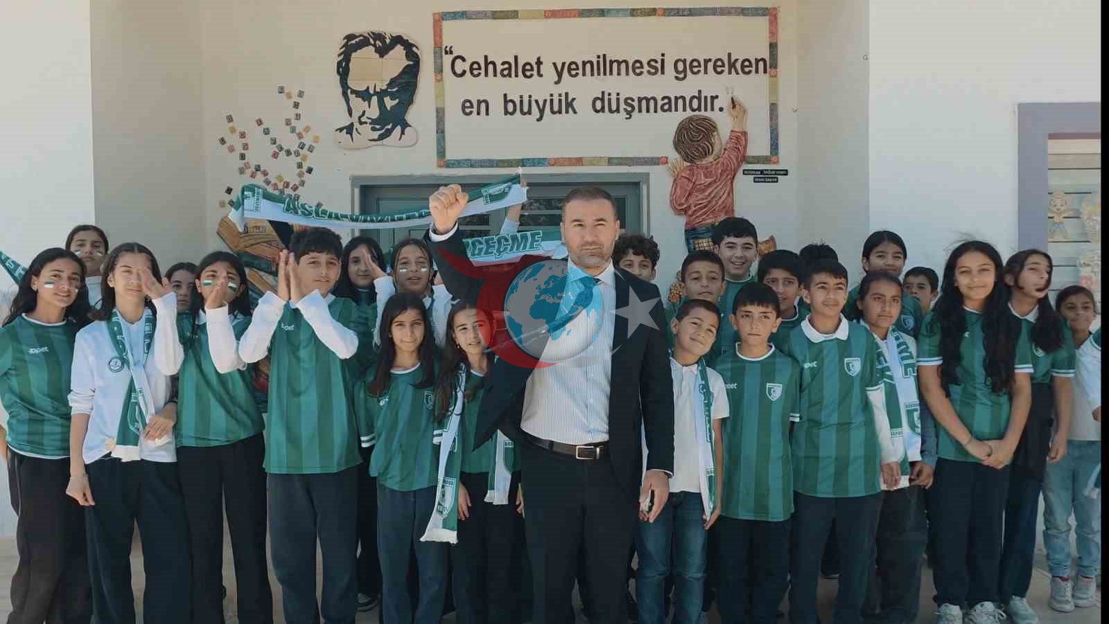 Okullarda Bodrum FK coşkusu yaşandı