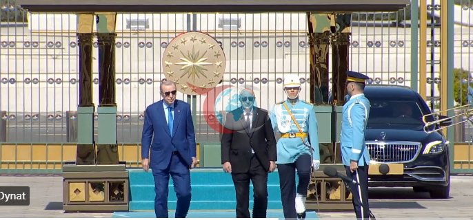 Erdoğan ve Tebbun Ankara'da Resmi Törenle Bir Araya Geldi