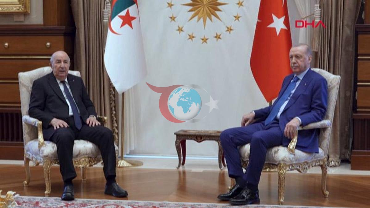 Cumhurbaşkanı Erdoğan, Cezayir Lideri Tebbun'u Ankara'da Ağırladı