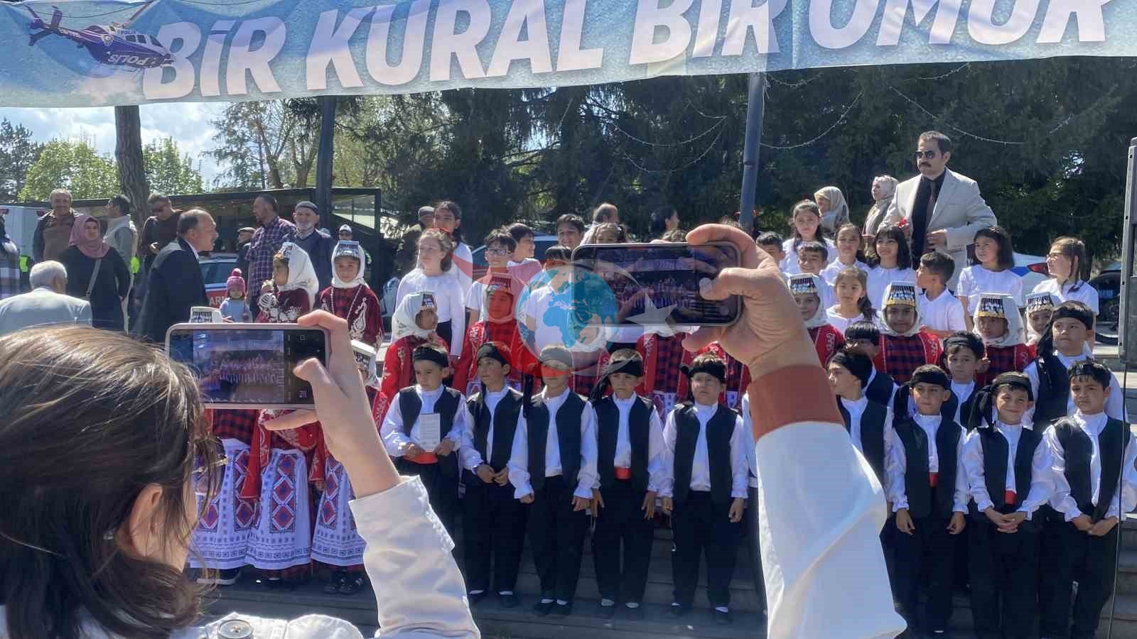 Bolu’da Trafik Haftası çeşitli etkinliklerle kutlandı