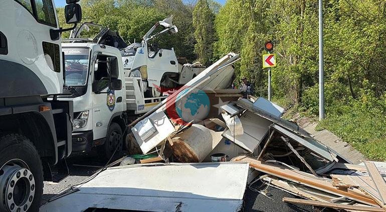 İstanbul’da korkunç kaza: Karavan hurdaya döndü, sürücü feci şekilde can verdi