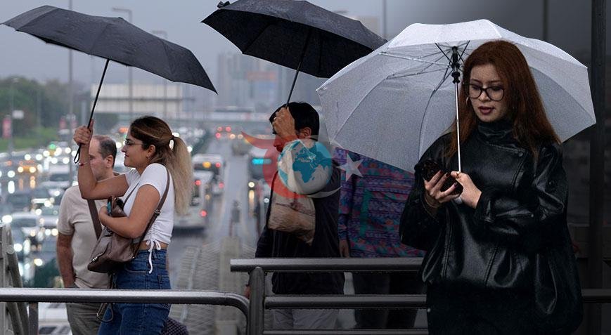 Meteoroloji'den Hafta Sonu İçin Sağanak Yağış Uyarısı