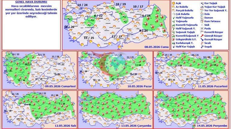 Son dakika… Meteoroloji’den hafta sonu için flaş uyarı Sağanak geri geliyor