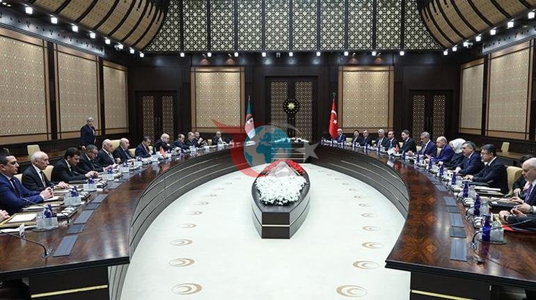 Cezayir Cumhurbaşkanı Ankarada İki ülke arasında işbirliği anlaşmaları imzalanıyor