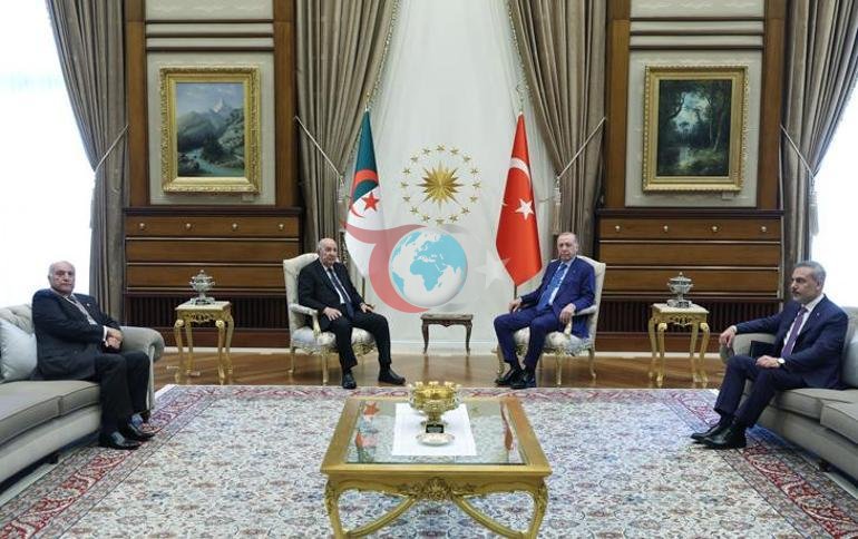 Cezayir Cumhurbaşkanı Ankarada İki ülke arasında işbirliği anlaşmaları imzalanıyor
