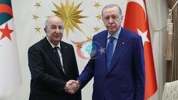 Cezayir Cumhurbaşkanı Ankara'da! Cumhurbaşkanı Erdoğan: Cezayir ile iş birliğimiz gelişiyor
