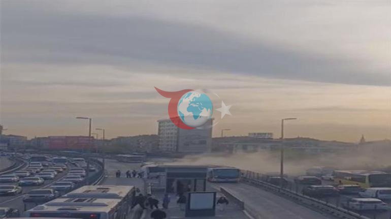 Faciadan dönüldü Kağıthanede metrobüs yangını paniğe neden oldu