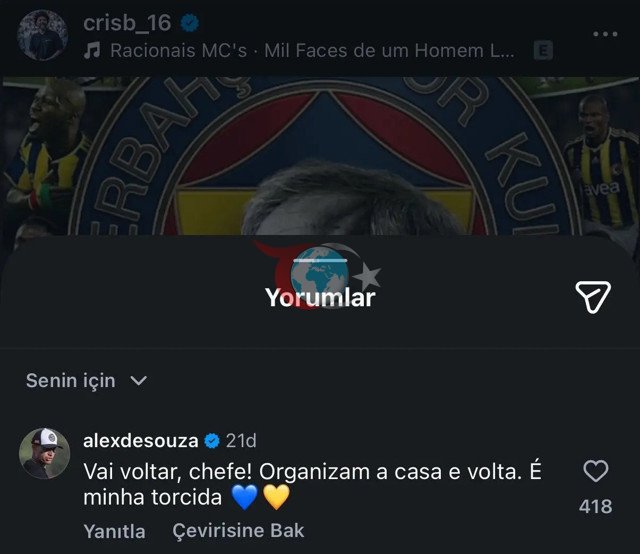 Başkanlık seçiminde kimi destekleyecek? Alex de Souza’dan mesaj var! - Resim: 0