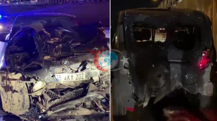 Kocaeli'de Zincirleme Kaza: 4 Araç Birbirine Girdi, 3 Yaralı Var
