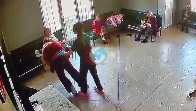 Kameralar kayıttaydı İstanbulda yaşlı bakım merkezinde skandal olay