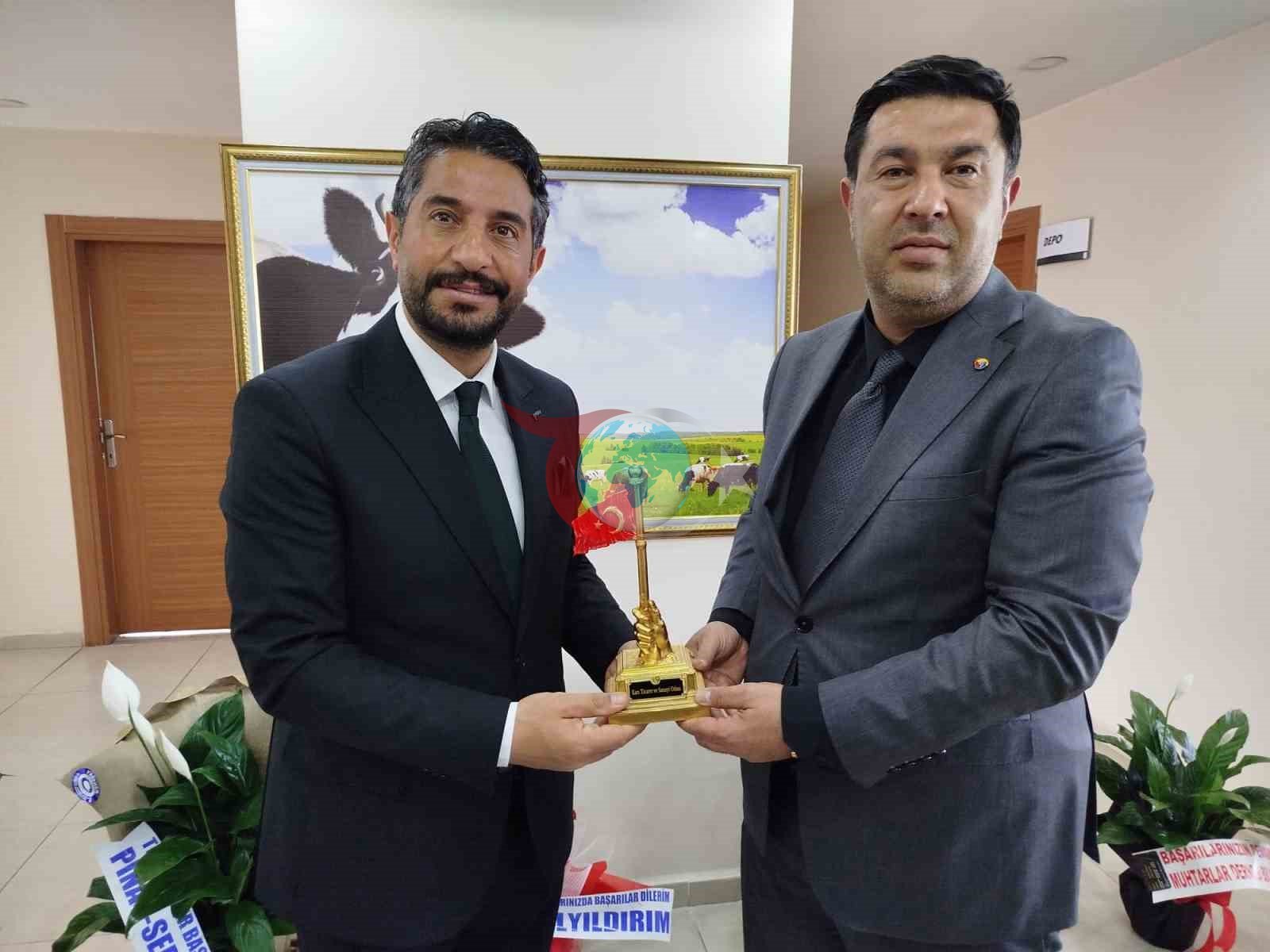 Kars'ta Hayvancılık İçin Güçlü İş Birliği: KATSO'dan Eren Alp'e Ziyaret