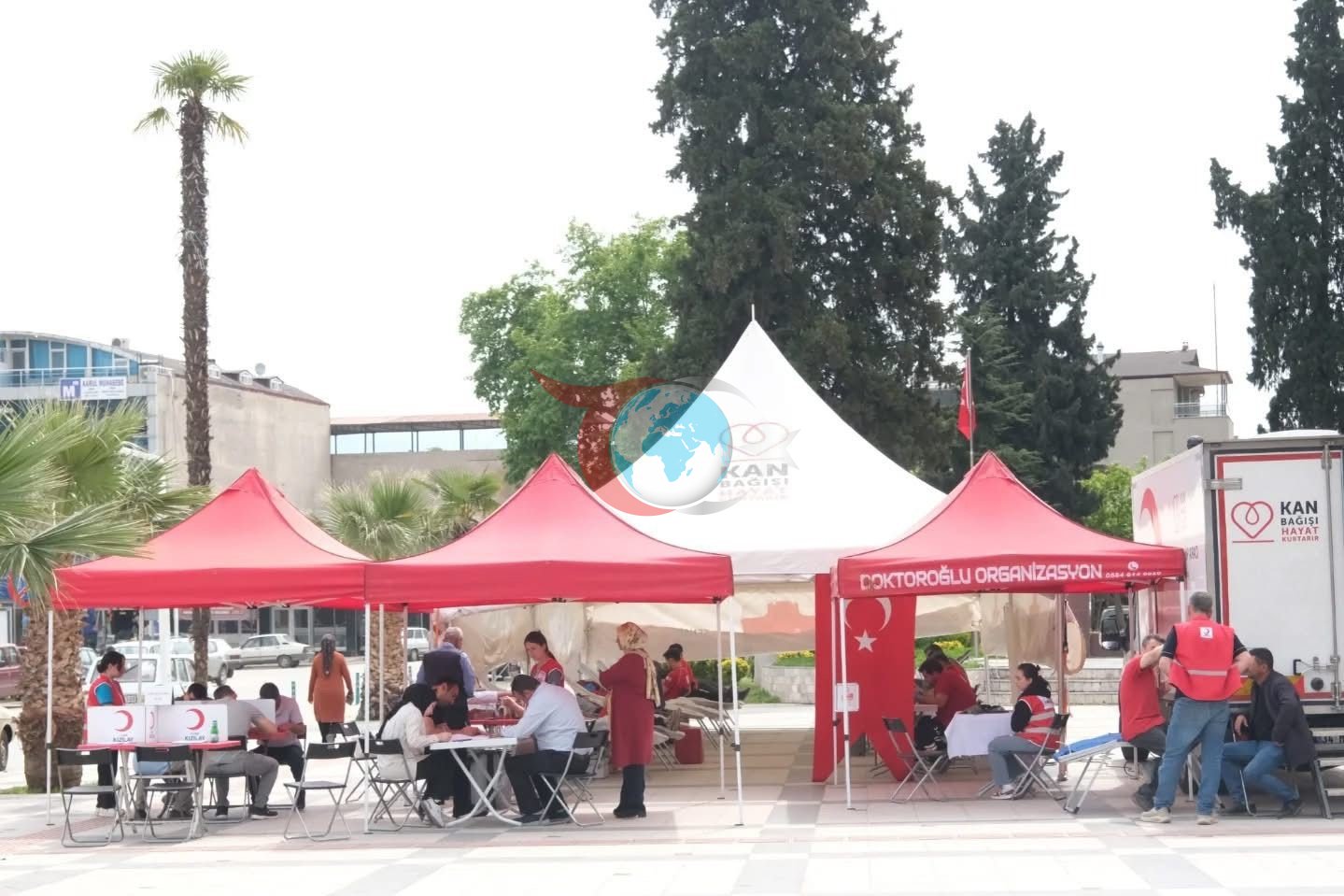 Sarıgöl'de Kızılay'ın Kan Bağışı Kampanyasına Büyük İlgi