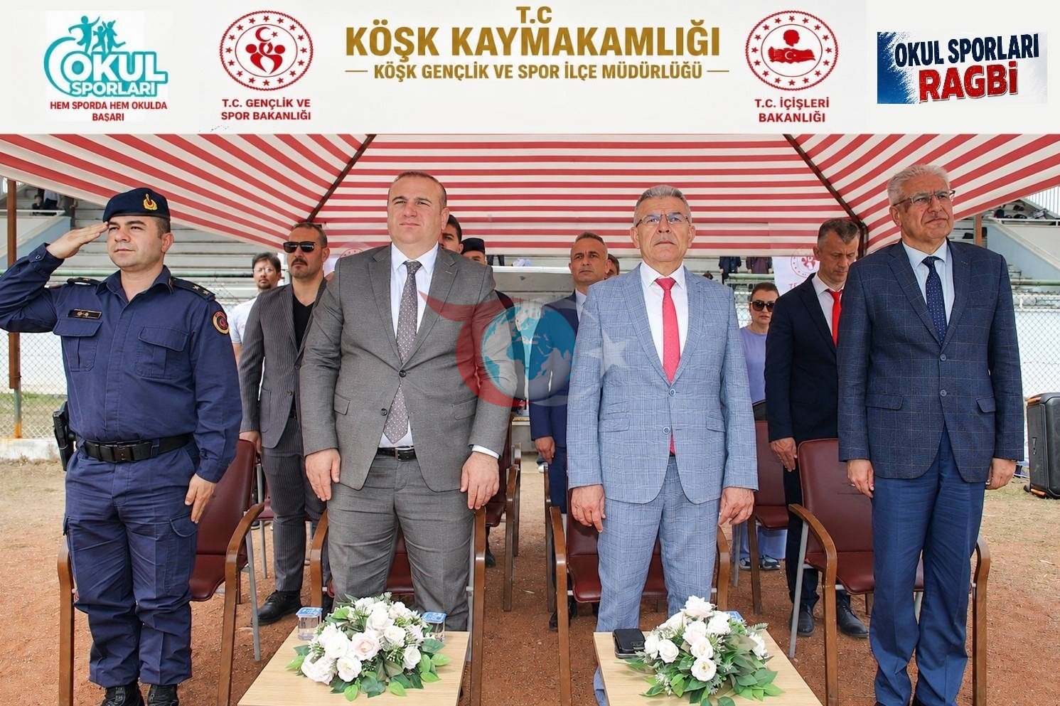 Köşk&rsquo;te ragbi heyecanı başladı