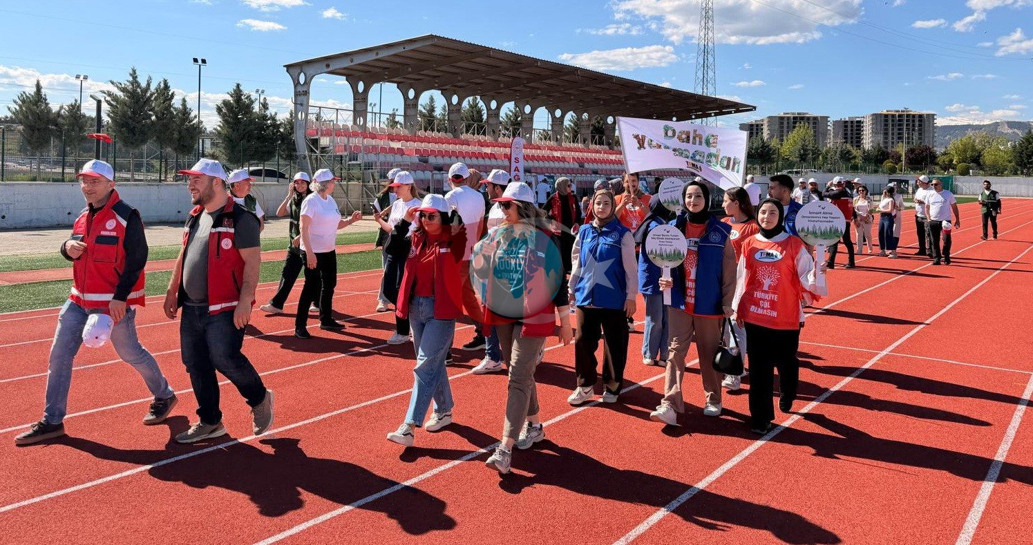 Adıyaman'da 'Sağlık İçin Hareket Et' Günü Etkinliği Gerçekleştirildi