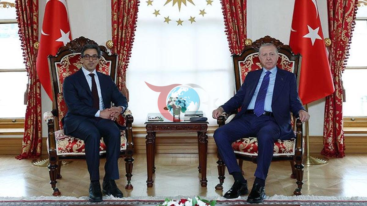 Erdoğan, BAE Başkan Yardımcısı Şeyh Mansur'u Ağırladı