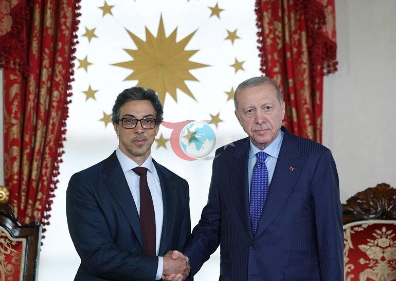 Cumhurbaşkanı Erdoğan, BAE Devlet Başkanı yardımcısı Şeyh Mansur Bin Zayid Al Nahyan’ı kabul etti