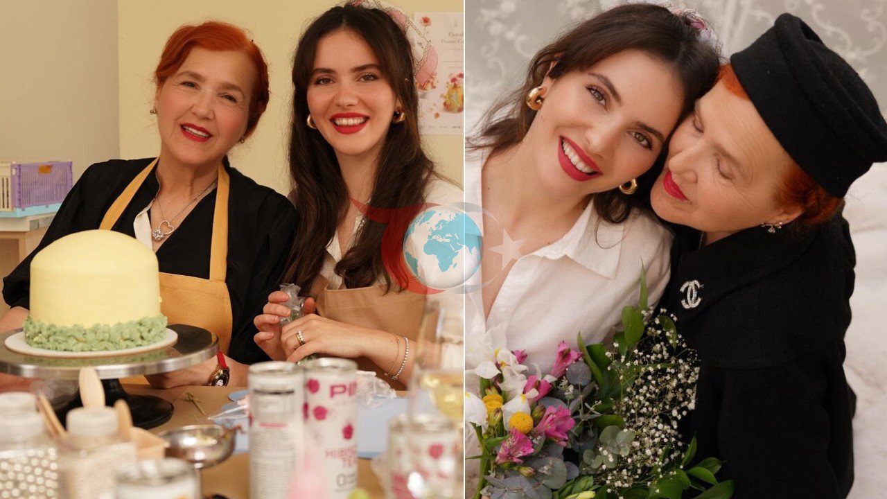 Almila Ada ve Annesi Pasta Süsleme Etkinliğinde Buluştu
