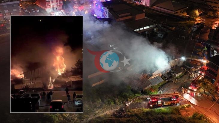 Arnavutköy'deki Fabrikada Çıkan Yangın Kontrol Altına Alındı