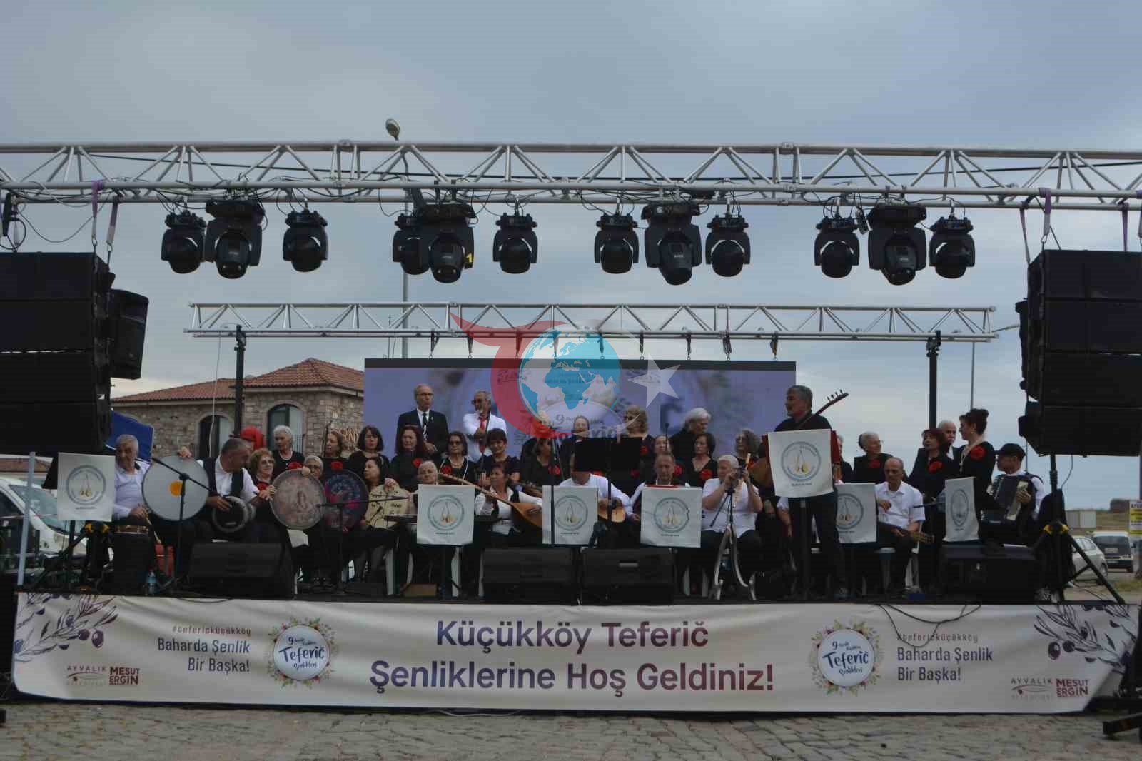 Ayvalık Teferic Şenlikleri’nden türküler yükseldi