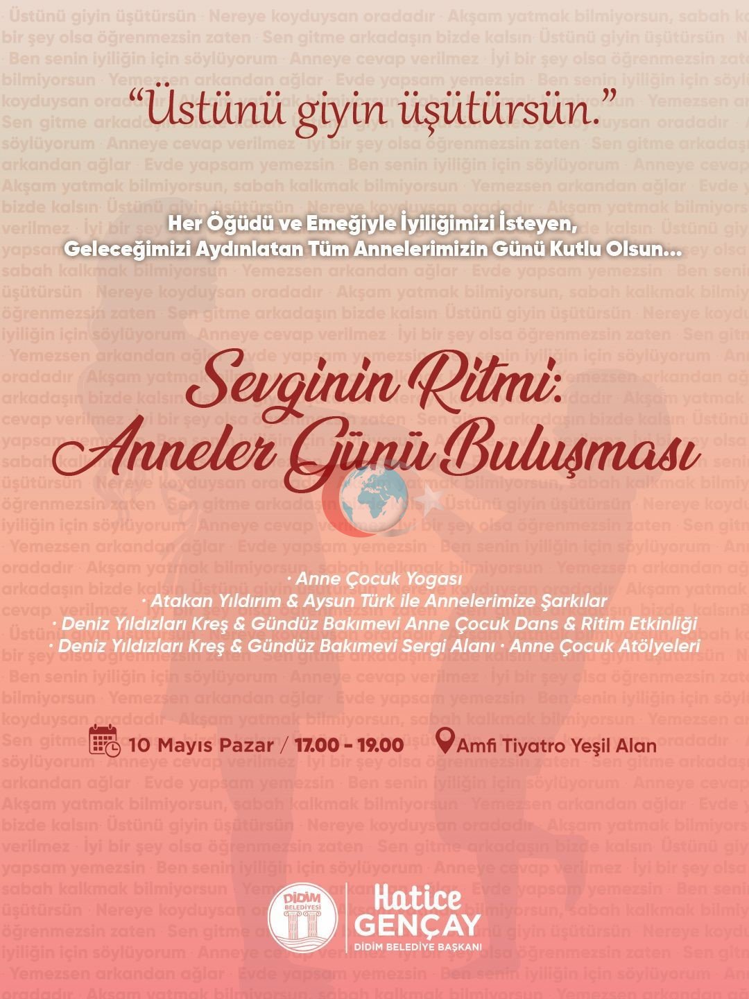 Didim Belediyesi Anneler Günü İçin Özel Bir Gün Hazırladı