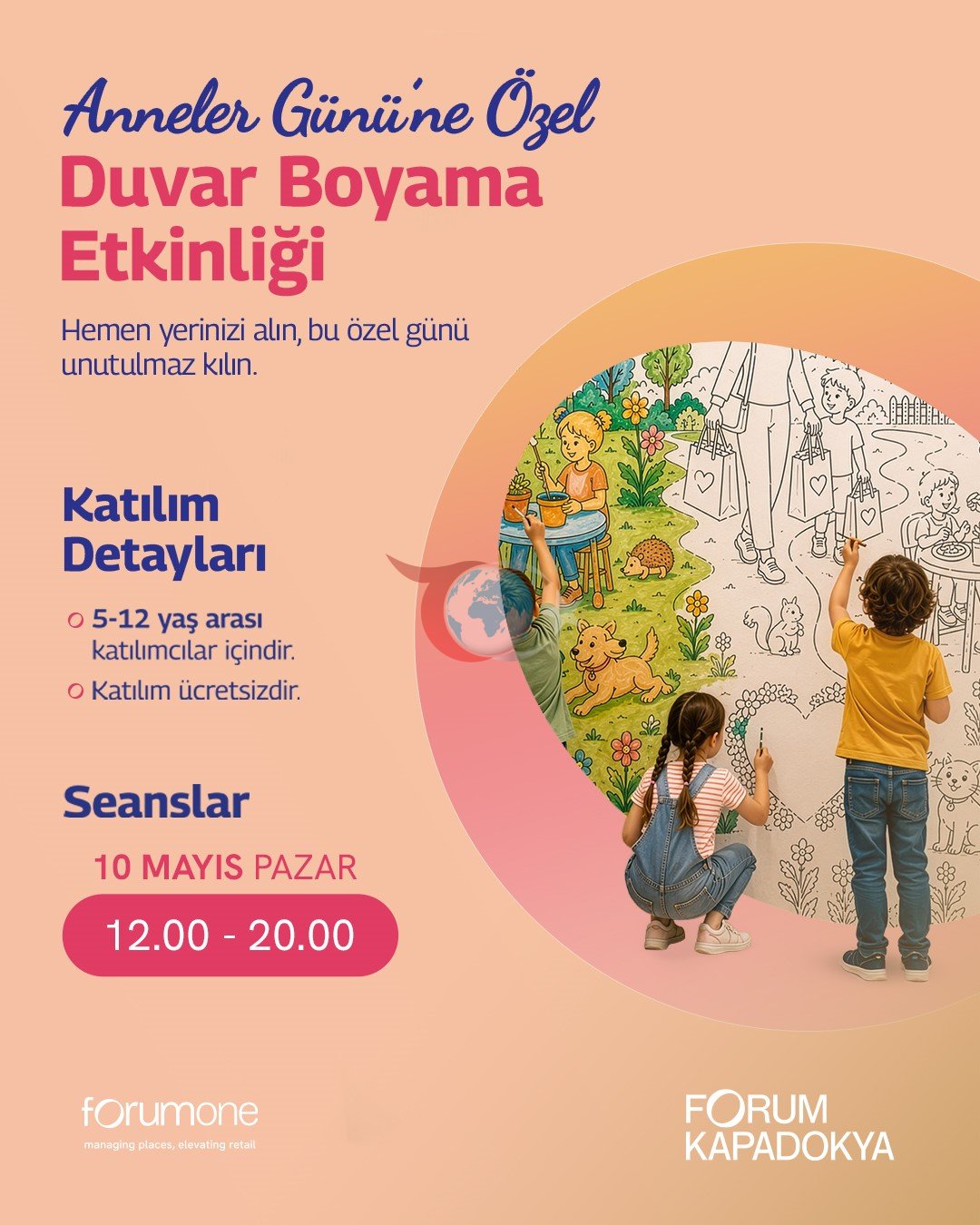 Anneler Günü'ne Özgü Etkinlikler Forum Kapadokya'da