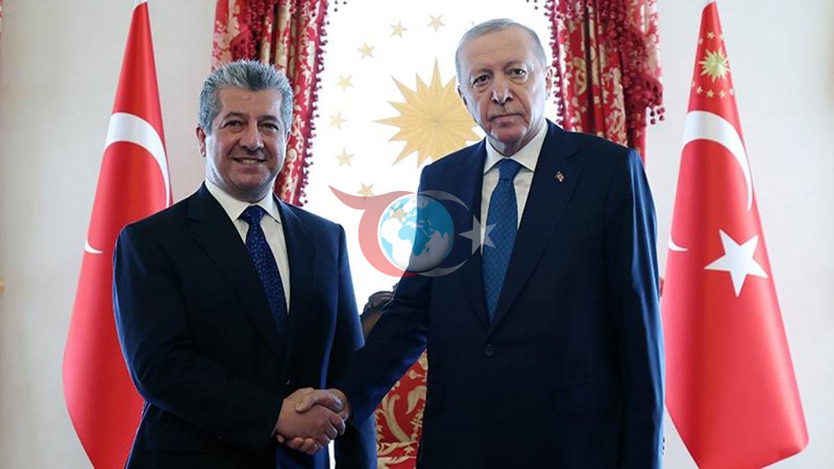 Erdoğan, IKBY Başbakanı Barzani ile Görüştü