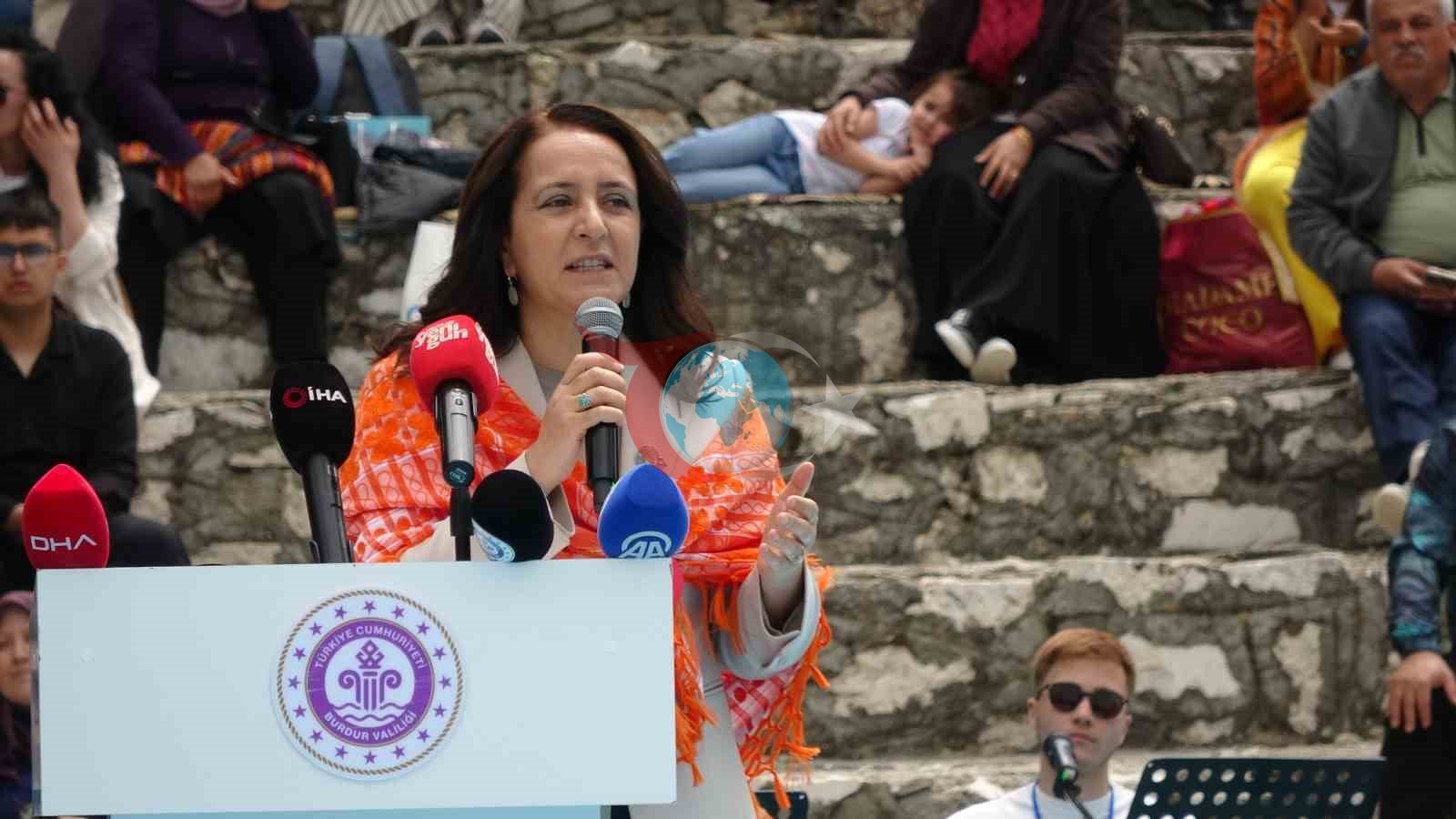 Burdur’da temsili Yörük Göçü, renkli görüntülere sahne oldu
