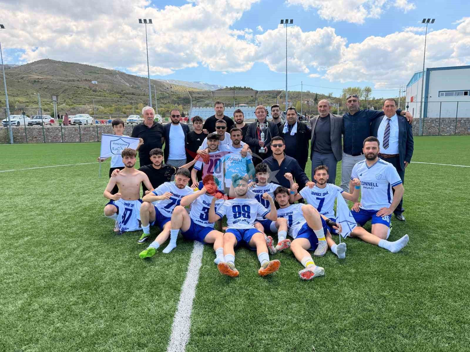 Sivricespor, Elazığ Adaletspor'u Yenerek Şampiyon Oldu