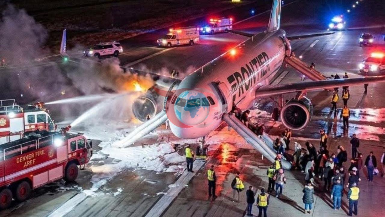 Denver Havalimanı'nda Korkutan Olay: Kalkış Sırasında Çarpışma ve Yangın
