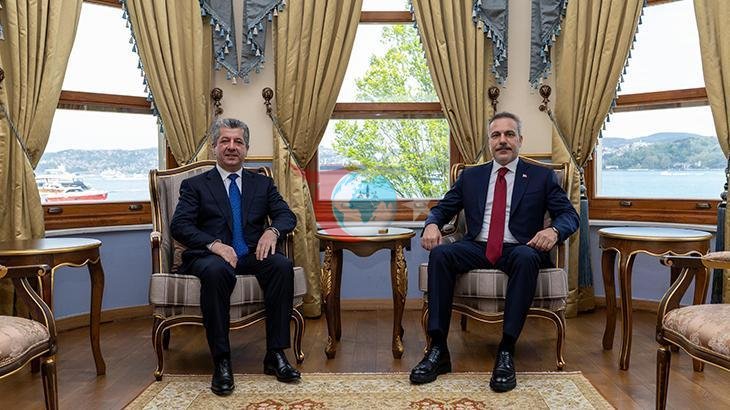 Dışişleri Bakanı Fidan ve Barzani İstanbul'da Buluştu