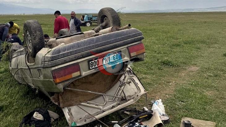 Afyonkarahisar'da Feci Kaza: Araç Şarampole Yuvarlandı, 1 Kişi Hayatını Kaybetti