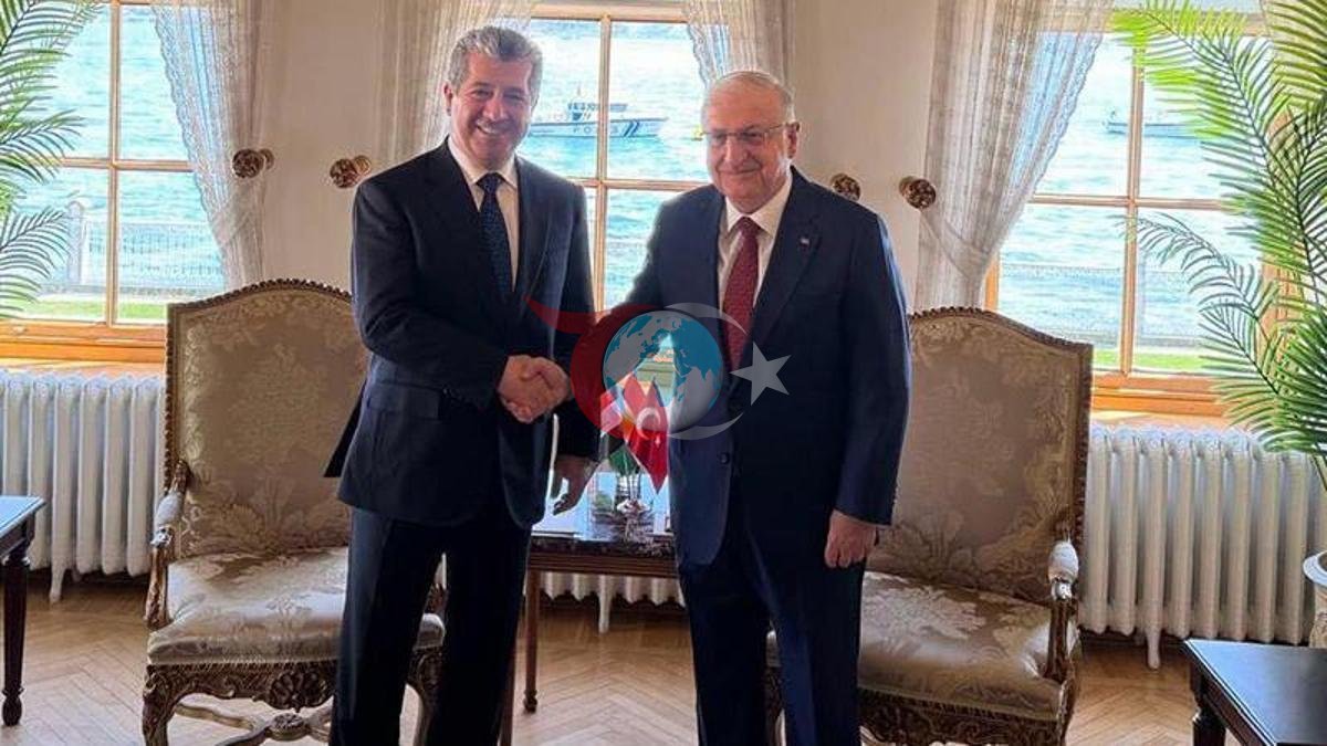 Milli Savunma Bakanı Güler ve Barzani İstanbul'da Buluştu