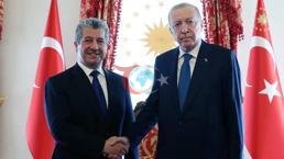 Prezident Ərdoğan Kürdüstan Regional Hökumətinin Baş naziri Məsrur Bərzanini qəbul edib.