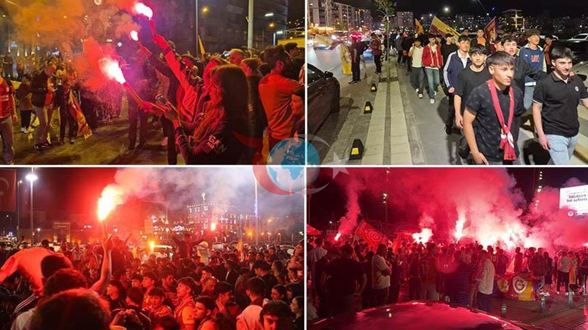 Galatasaroyning g'alabasi Zonguldak ko'chalarida katta shov-shuv bilan nishonlandi.