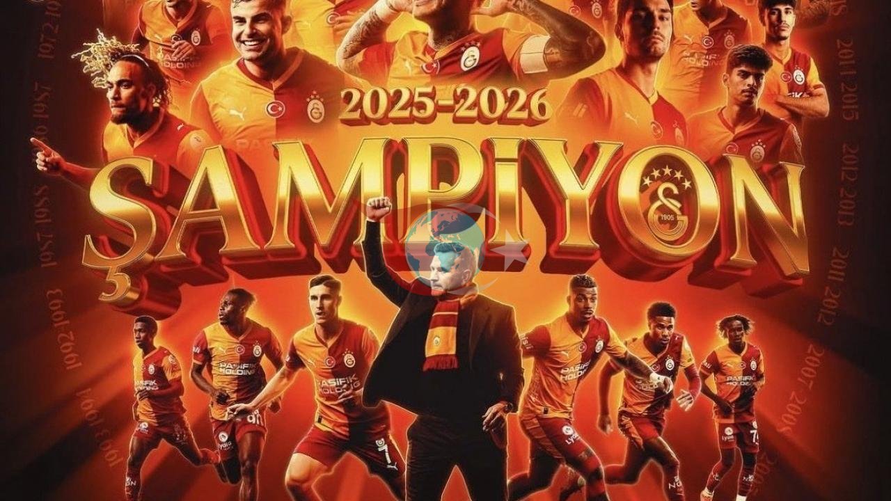 Galatasaray'ın Şampiyonluk Kutlamasında Eski Fenerbahçeli Detayı
