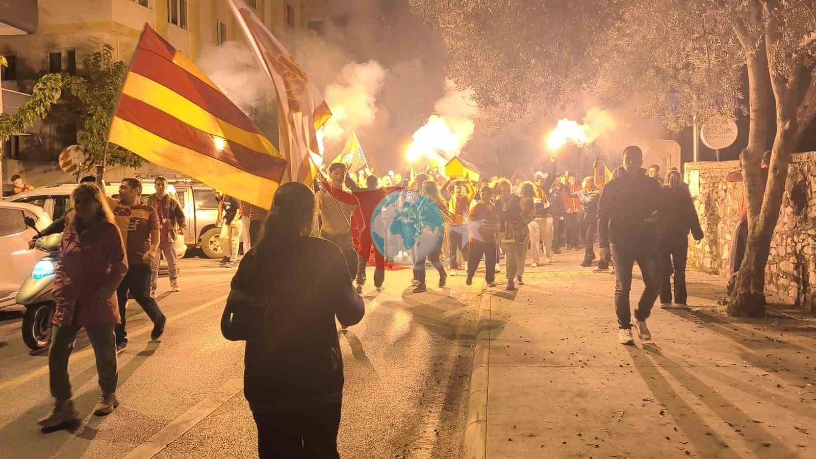 Muğla'da Galatasaray'ın Şampiyonluk Coşkusu Sokakları Salladı