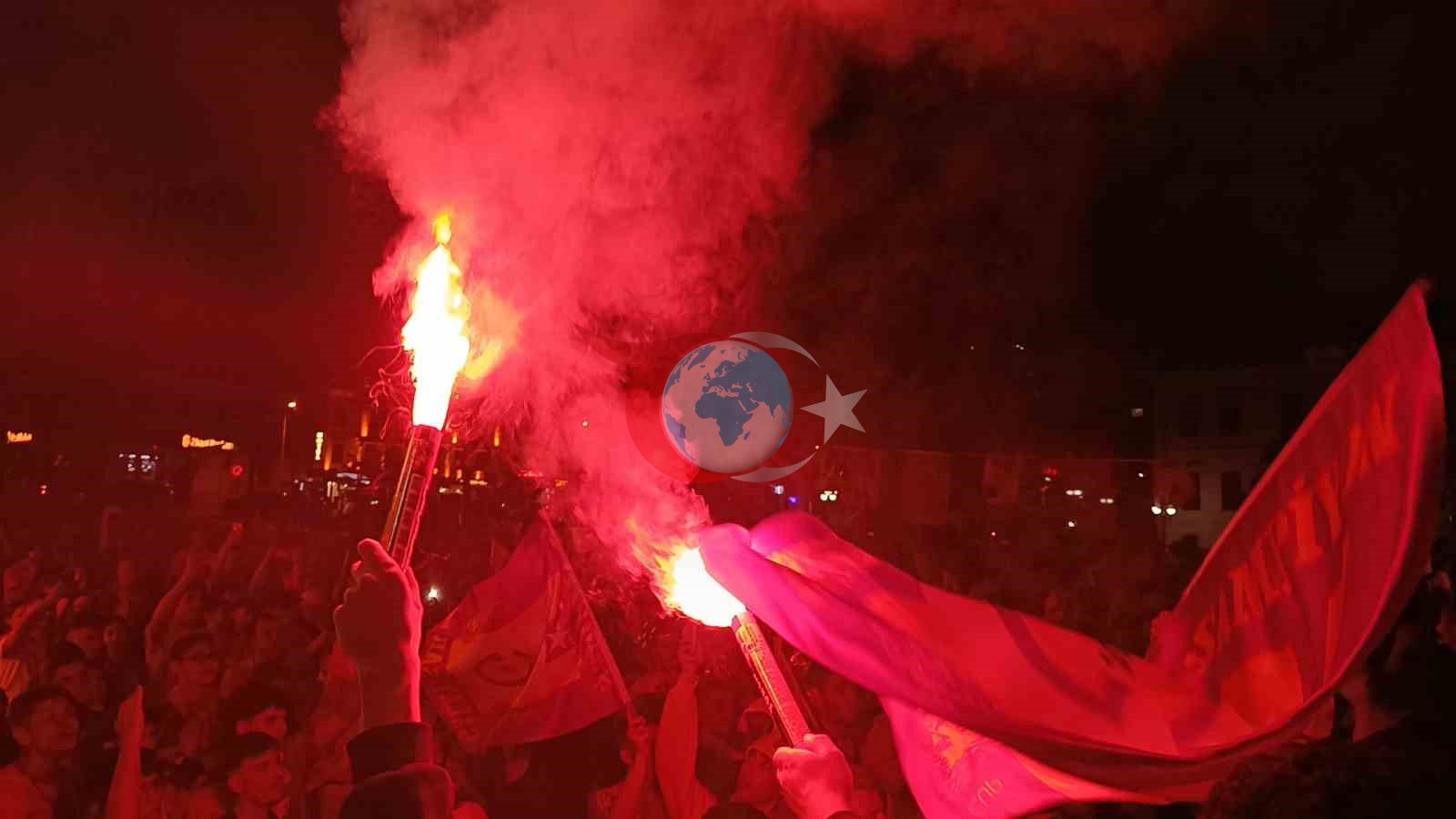Tekirdağda sarı-qırmızılıların çempionluq şənlikləri gecə yarısına qədər davam etdi.