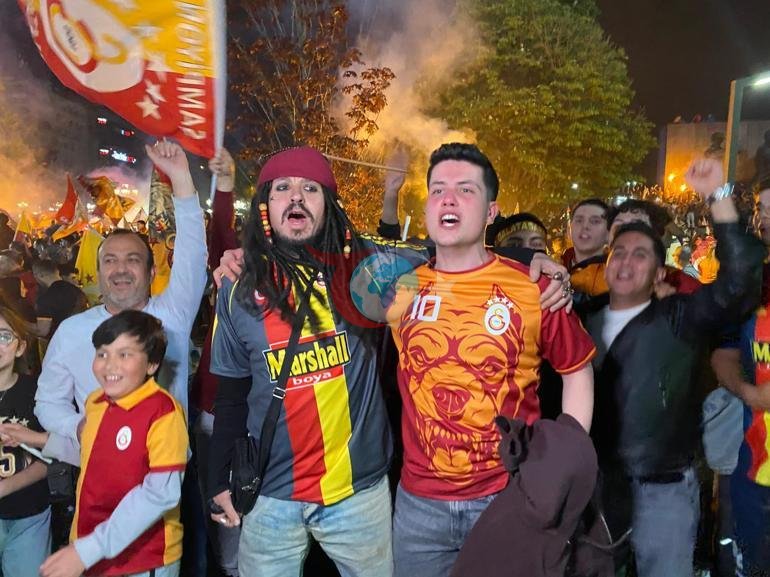 Galatasaroyning 26-chempionligi Anqarada katta ishtiyoq bilan nishonlandi.